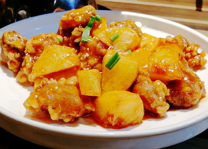 土豆焖鸡
